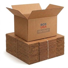 BOX USA Shipping Boxes 16L x 10W x 6H, 25-Pack Medium Corrugated Cardboard Boxes