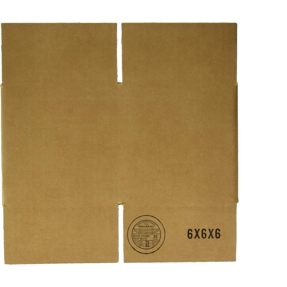Efficient 6x6x6 Shipping Box Bundle of 25 – Reliable & Lightweight Containers