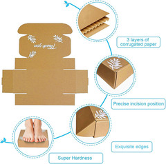 Inner Measurement 9X6X3 Inches 25 Pack Shipping Boxes Brown Small Business Maili