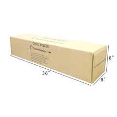 20PK 8X8X36″ Shipping Boxes BF Cardboard Moving Storage FOL Bats Arts Tubes