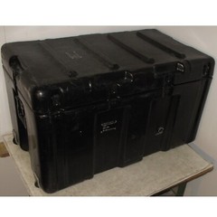 Hardigg Pelican AL3620-1704 Hinged Single Lid Hard Case 40x23x23 w/Wheels Black