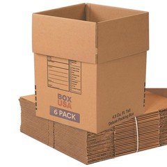 BOX USA Moving Boxes Medium 18″L x 14″W x 12″H 10-Pack |18x14x12