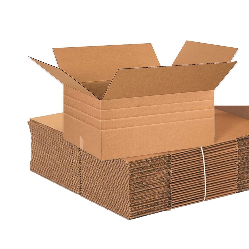 BOX USA Shipping Boxes Multi-Depth 26L x 20W x 12H, 10-Pack | Corrugated Cardboa