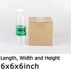 Brand New Cardboard Boxes 6x6x6 Inches Small Shipping Boxes, 25 Pack