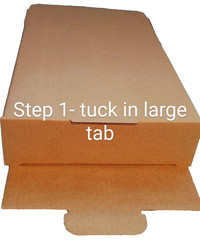 8 PK Cardboard Corrugated Box, 12″ x 10″ x 3″ – Packing Mailing Shipping Kraft