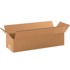 19 X 6 X 4 Corrugated Cardboard Boxes, Long 19″L X 6″W X 4″H, Pack of 25 | Shipp