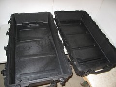 Pelican Case Protector 1780 45x25x16 OD 41x21x14 ID Wheels and Handle Black