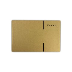 10 7x4x3 “EcoSwift” Brand Cardboard Box Packing Mailing Shipping Corrugated