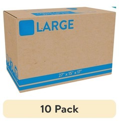 (10 pack) Pen+Gear Large Moving Boxes, 27L x 15W x 17H, Kraft