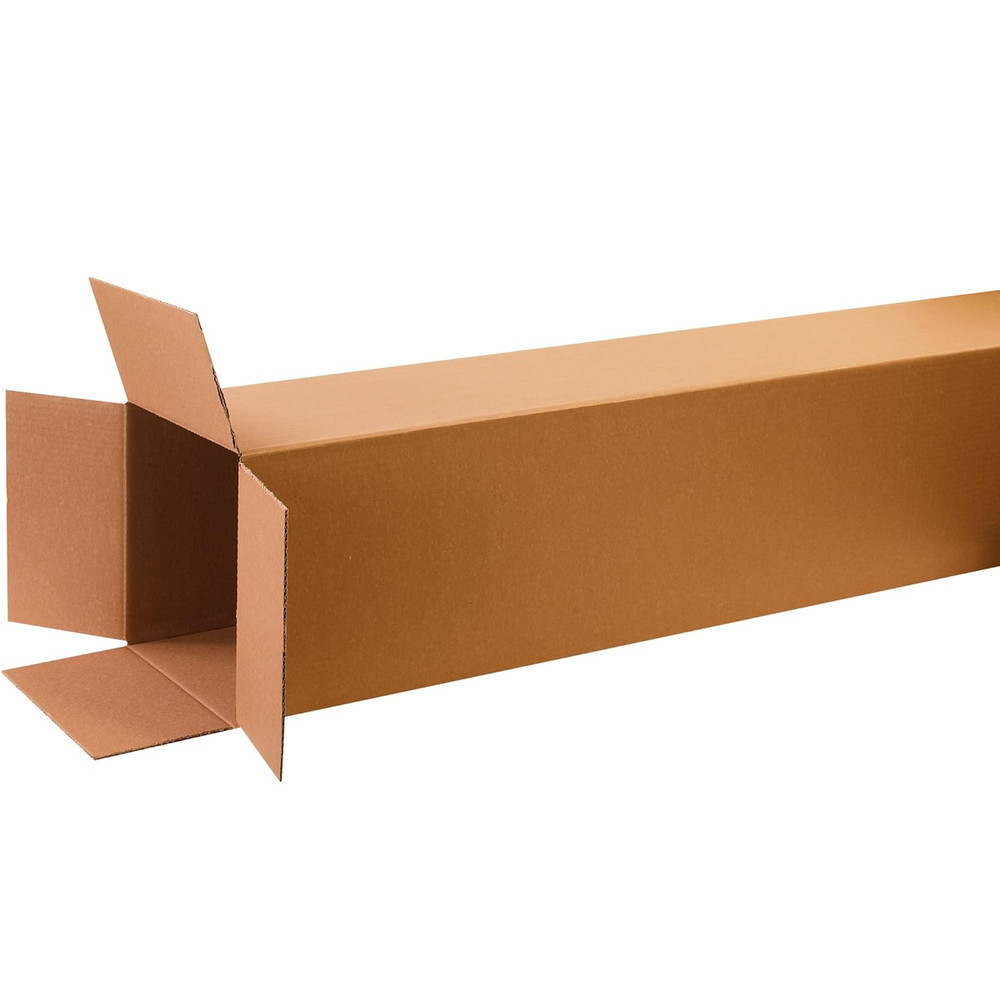 12 X 12 X 72 Corrugated Cardboard Boxes, Tall 12″L X 12″W X 72″H, Pack of 10 | S