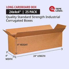 28x8x8 Long Corrugated Boxes, Long, 28L x 8W x 8H, Pack of 25 | Shipping, Pac…