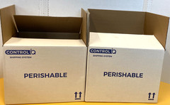 ControlIQ SL810-C48 1.5” Insulated Cooler Boxes w/Shipping Box Lot of 2 New