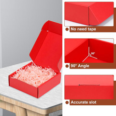 Shipping Boxes 8X6X3 Inches,25 Pack Medium Corrugated Cardboard Mailer Box for M