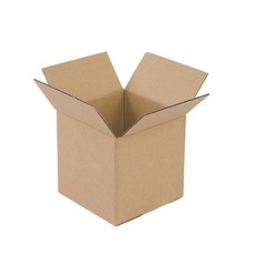 100x Corrugated Cardboard Packaging Box 4x4x4″ Moving Shipping Lightweight Items