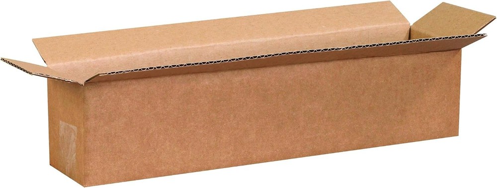 18 x 4 x 4 Corrugated Box – Long, Kraft, 100 Pack
