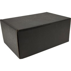 Lmuze 6x4x3 inches Small Shipping Boxes Set of 50 – Black Mailer Corrugated C…