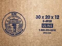 30″ x 20″ x 12″ Cardboard Corrugated Box