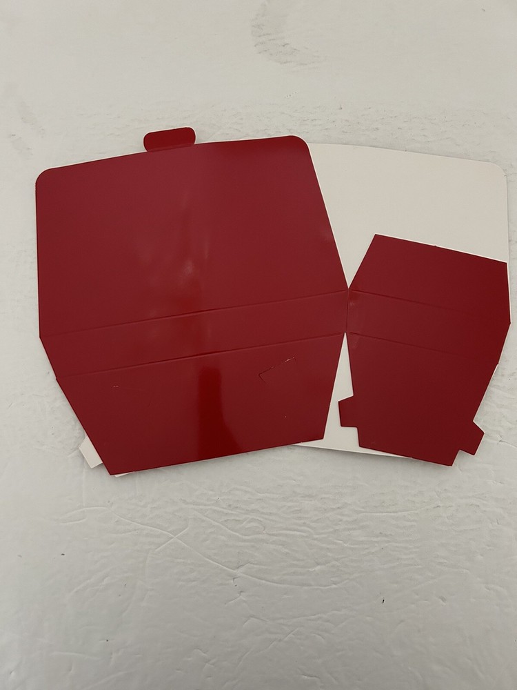 RED ONE LAYER BALLOTIN BOX CASE 7-1/2in x 4 in x 1-1/8in. 1/2 lb *Set of 50*