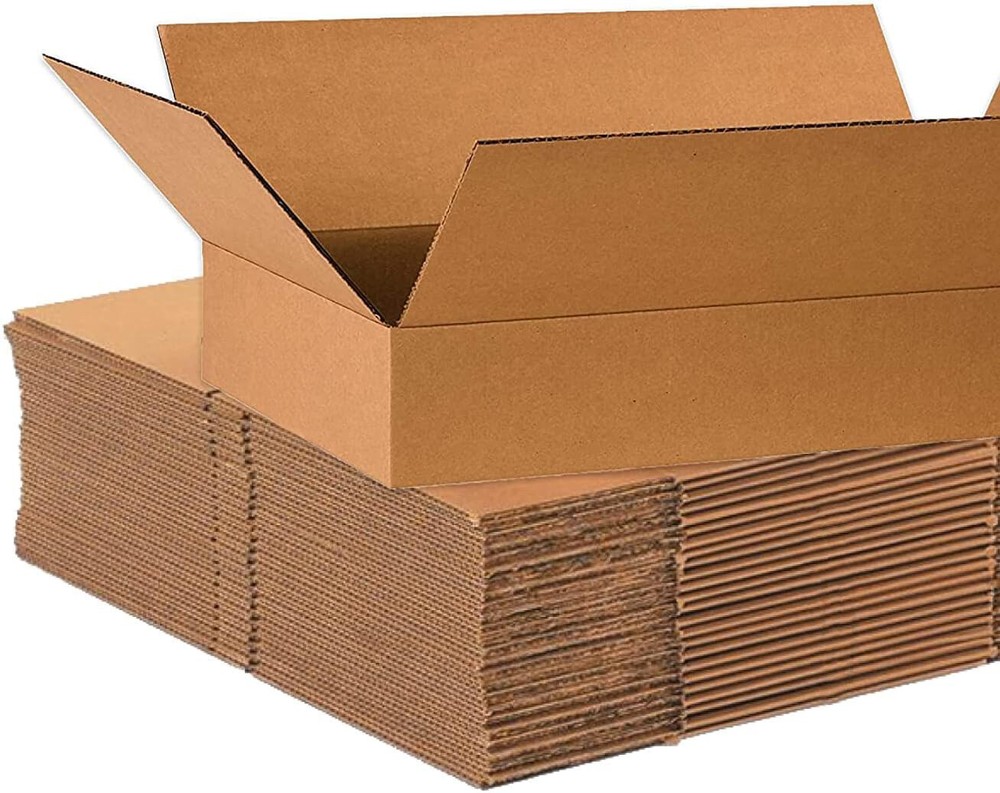 25PC Shipping Boxes 24X14X4″ Corrugated Cardboard Packing Moving Storage