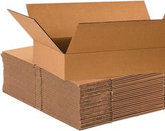 25PC Shipping Boxes 24X14X4″ Corrugated Cardboard Packing Moving Storage