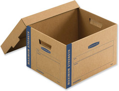 8-Pack Medium Heavy Duty Moving Boxes with Reinforced Handles & Lids