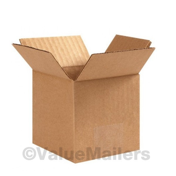 100 4x4x4 Cardboard Packing Mailing Moving Shipping Boxes Corrugated Box Cartons