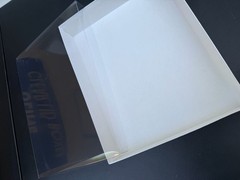Uline S-8543 Clear Lid White Base Gift Boxes 11 1/4 x 8 3/4 x 2