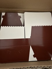 Paper Mart 1PC CHOCOCLATE TUCK TOP CANDY BOX 6-3/8 in x 5-3/8 in x 1-1/2 in