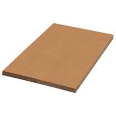 Corrugated Cardboard Sheets,Kraft 5/32″Thick Single Wall, Choose Sheet Size & Ct