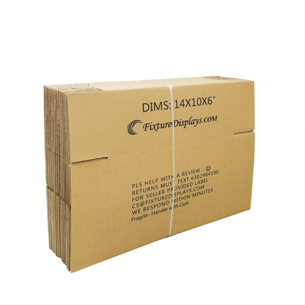 20PK 14X10X6″ Shipping Box Cardboard Singlewall BF150 Mail Packaging E-Commerce