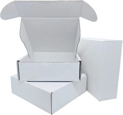 6 x 6 x 2 Inch 50 Pack Recyclable Gift Mailers Corrugated Shipping Boxes
