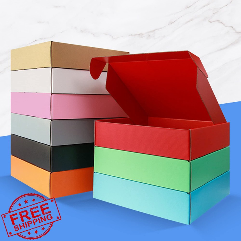 KAXILU 20 Shipping Boxes L10.5xW6.3xH2 Inch Packaging