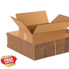 BOX USA 25 Shipping Boxes 12x10x3″