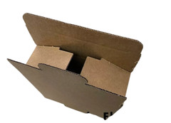 Lot of 5 Boxes 12″ x 10″ x 3″ Corrugated Cardboard Security Shipping Box New