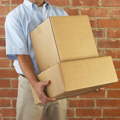 6X6X48 Corrugated Cardboard Boxes, 6″L X 6″W X 48″H, Pack of 25 | Shipping, Pack