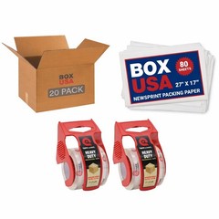 BOX USA Moving Boxes Medium 18″L x 14″W x 12″H 10-Pack |18x14x12