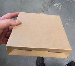 50pcs 6.5×6.5×1.3″ Thin Single-Ply Mailer Boxes Durable Tape-Free Eco-Friendly