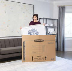 Bankers Box SmoothMove TV/Picture/Mirror Moving Box, Large, 48 x 4 x 33 Inches,