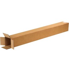 TAPE LOGIC 4x4x36 Tall Corrugated Boxes, Tall, 4L x 4W x 36H, Pack of 25 | Sh…