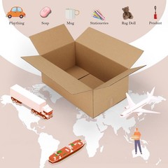 10x6x4 inches Shipping Boxes Small Cardboard Boxes for Packing, Moving, Maili…