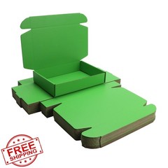 kaxilu Shipping Box Dark Green L10.5xW6.3xH2 20pcs