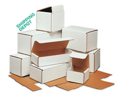25 Pack of 4x3x2 White Corrugated Shipping Mailer Packing Box Boxes 4″ x 3″ x 2″