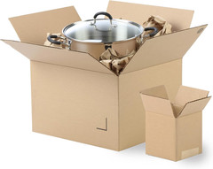 6″X6″X6″ Brown/Kraft Corrugated Cardboard Shipping Boxes 100-Pack | Mailing, Pac