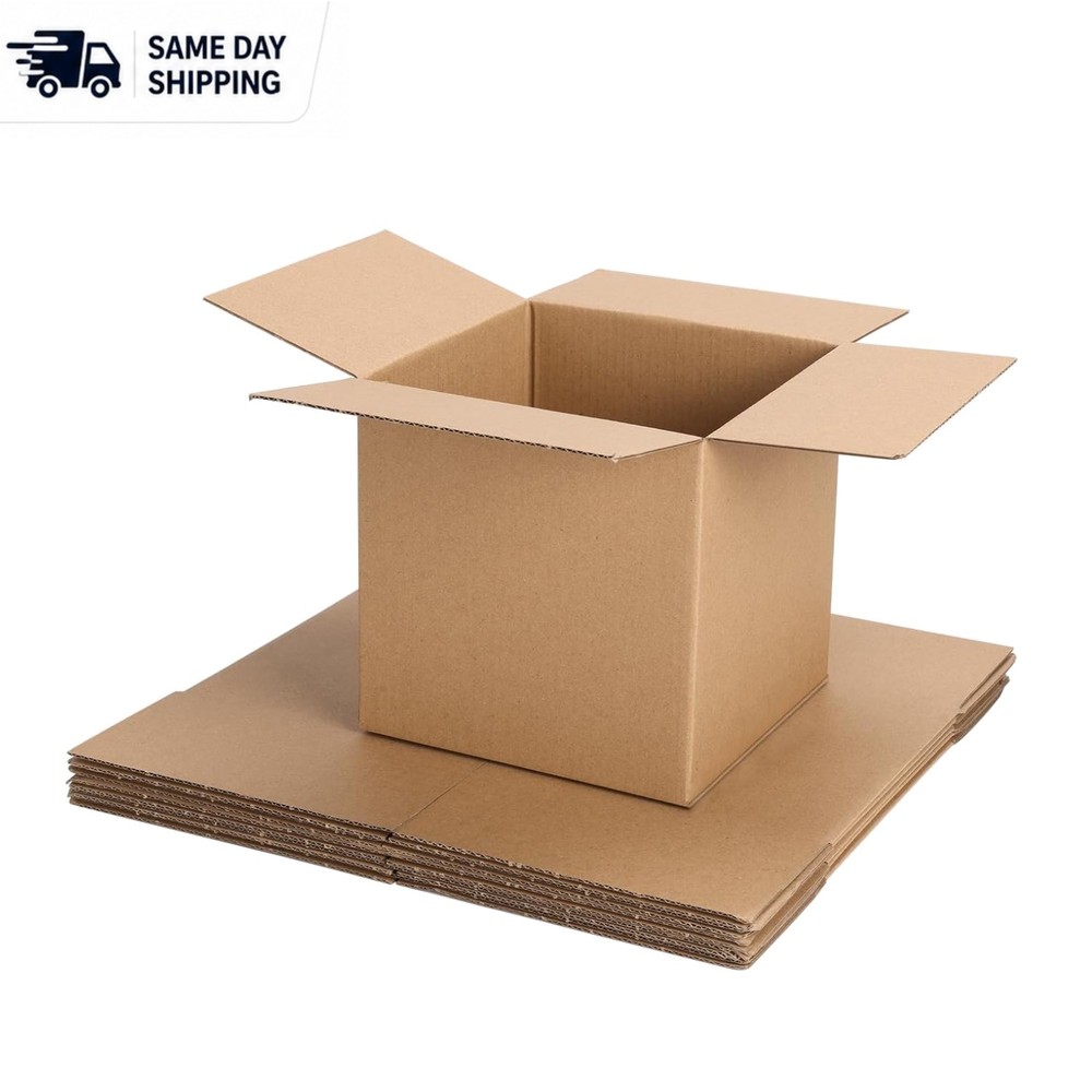 Versatile 6x6x6 Inches Kraft Cardboard Shipping Boxes – Ideal for Small Items