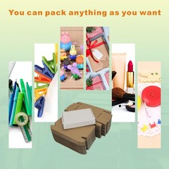 50 Pack 6x4x1” Small Shipping Boxes, Corrugated Cardboard Mailers for Busine…