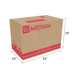 SALE 25 Pack Pen+Gear Medium Moving Boxes 22x13x15 Kraft Shipping Box, NO FEE