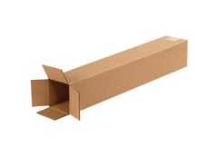 50 Tall Kraft Cardboard Boxes 4x4x36 Mailing Packing Shipping Corrugated Box