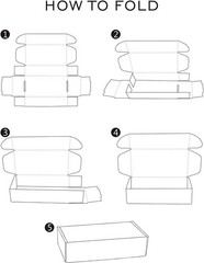 RUSPEPA 6x4x1 Corrugated Box Mailers 50 Pack