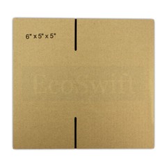 40 6x5x5 EcoSwift Cardboard Packing Moving Shipping Boxes Corrugated Box Cartons