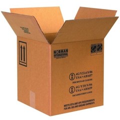 10 12-1/2″ x 12-1/2″ x 15-1/8″ 1-5 Gallon Plastic Pail Hazardous Material Boxes